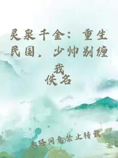 灵泉千金：重生民国，少帅别缠我